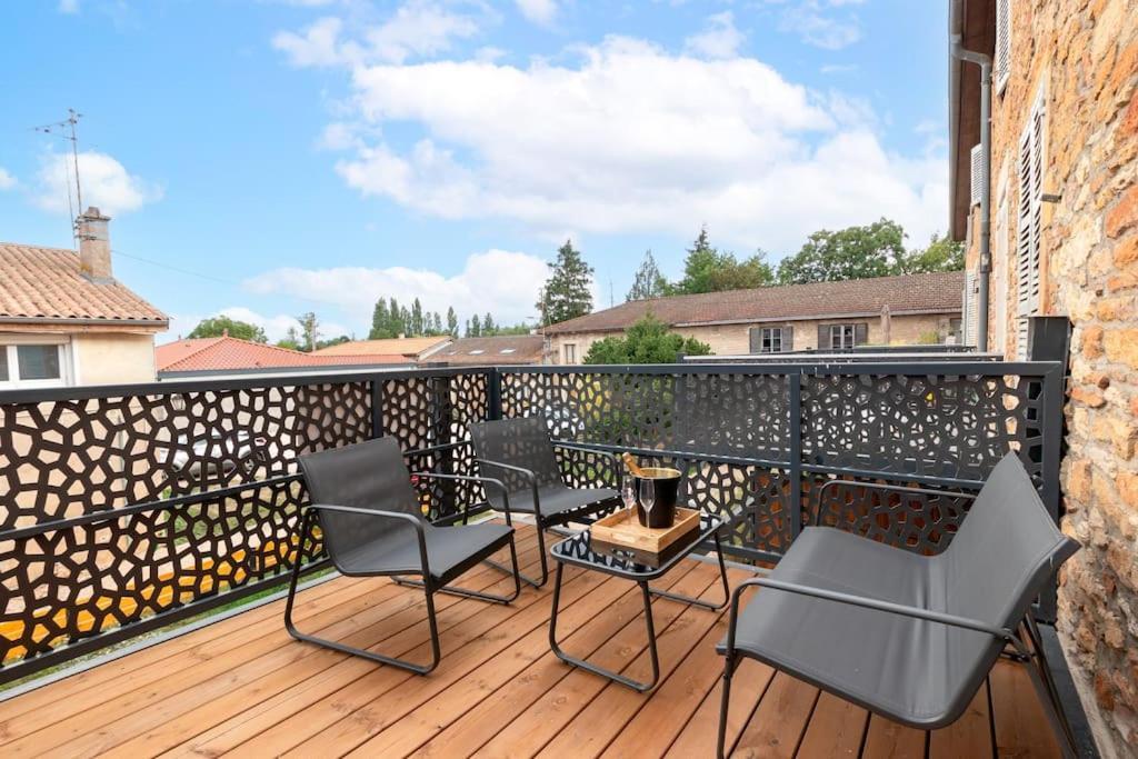Cabana & L'Escapade Sud Maconnaise - Terrasse & Parking Apartment Luaran gambar