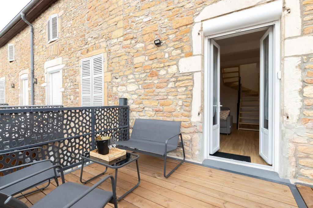 Cabana & L'Escapade Sud Maconnaise - Terrasse & Parking Apartment Luaran gambar